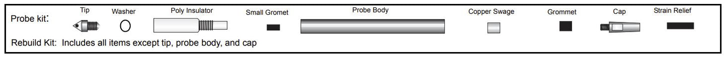Attachment Kit, 3/8 WLI Probe (New Style) Re-Attachment