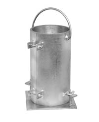 3X6 PLASTIC CYLINDER MOLD 80/CS - NO LIP