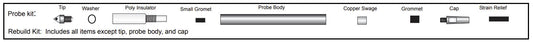 Attachment Kit, 3/8 WLI Probe (New Style) Re-Attachment